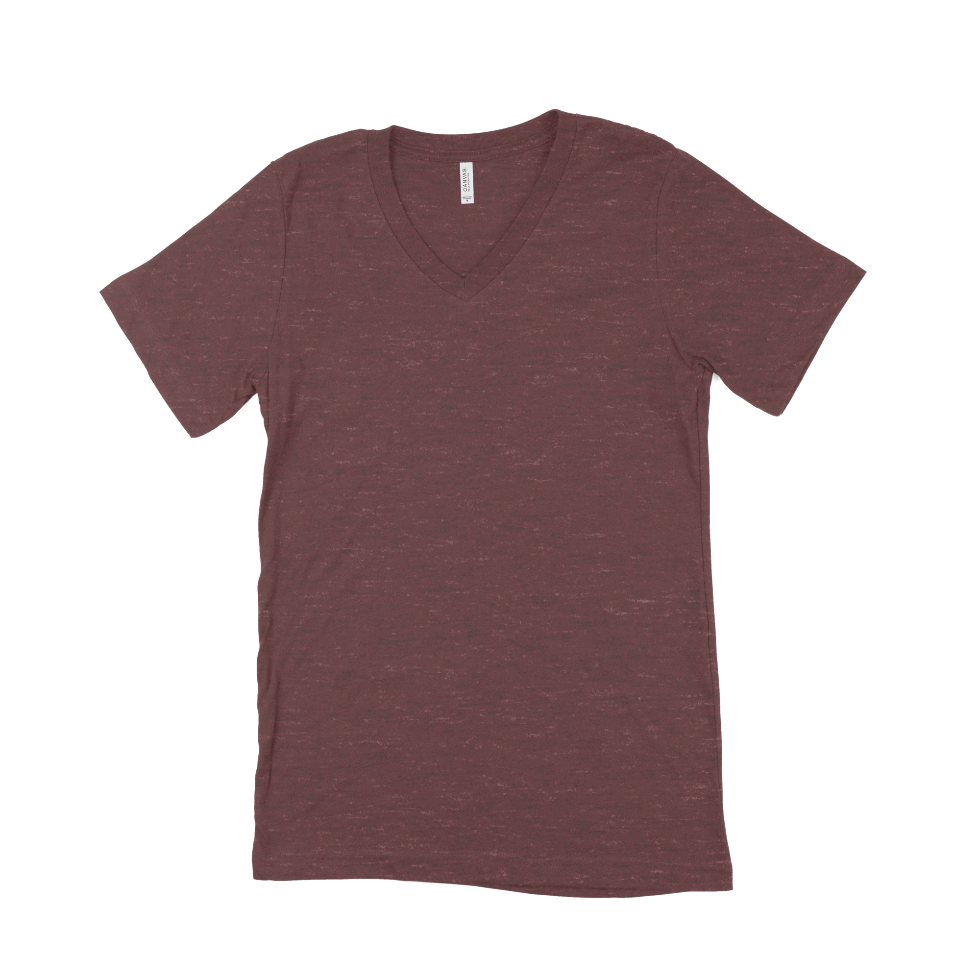 Bella + Canvas  Heather Adult V-Neck T-Shirt