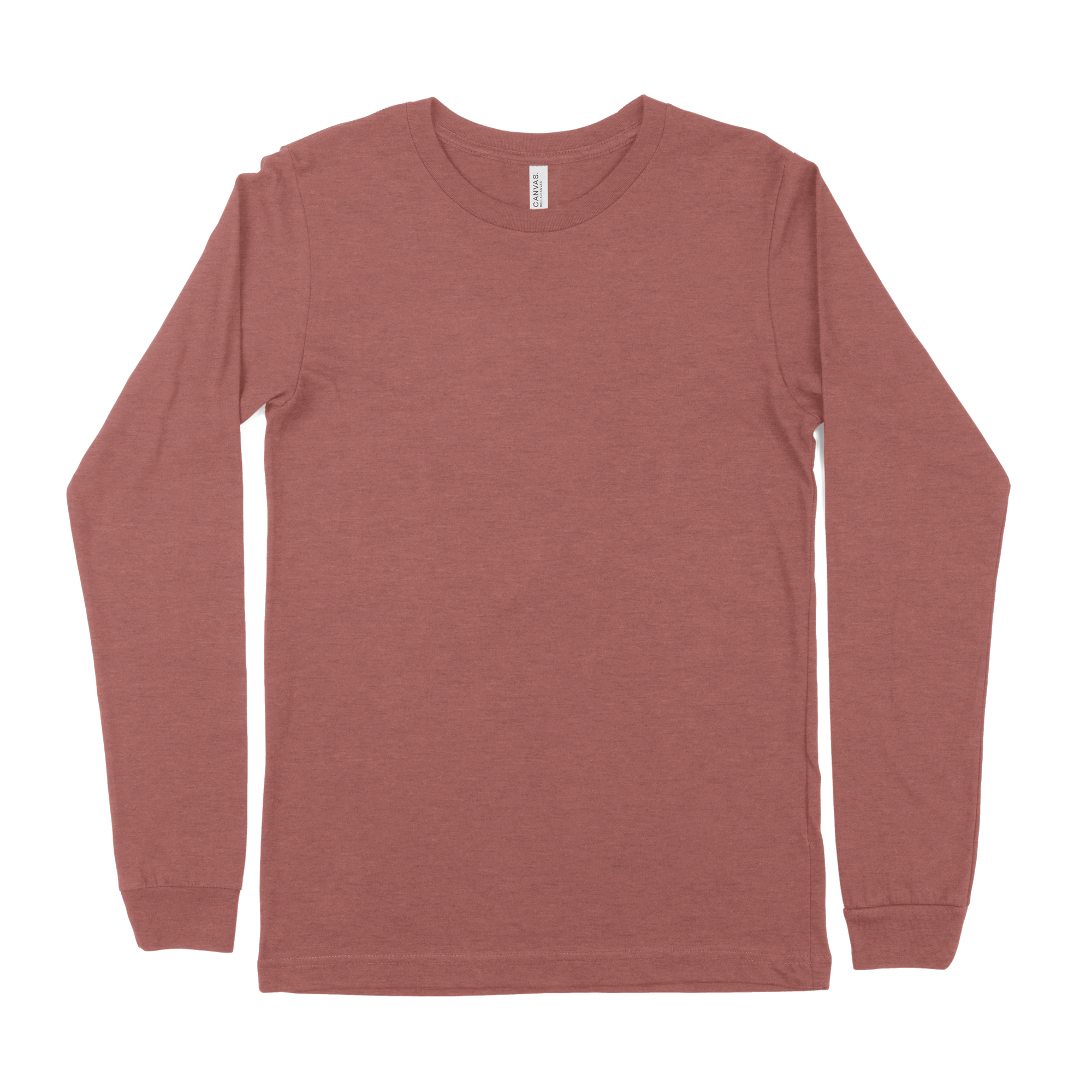 Bella + Canvas Heather Adult Long Sleeve T-Shirt