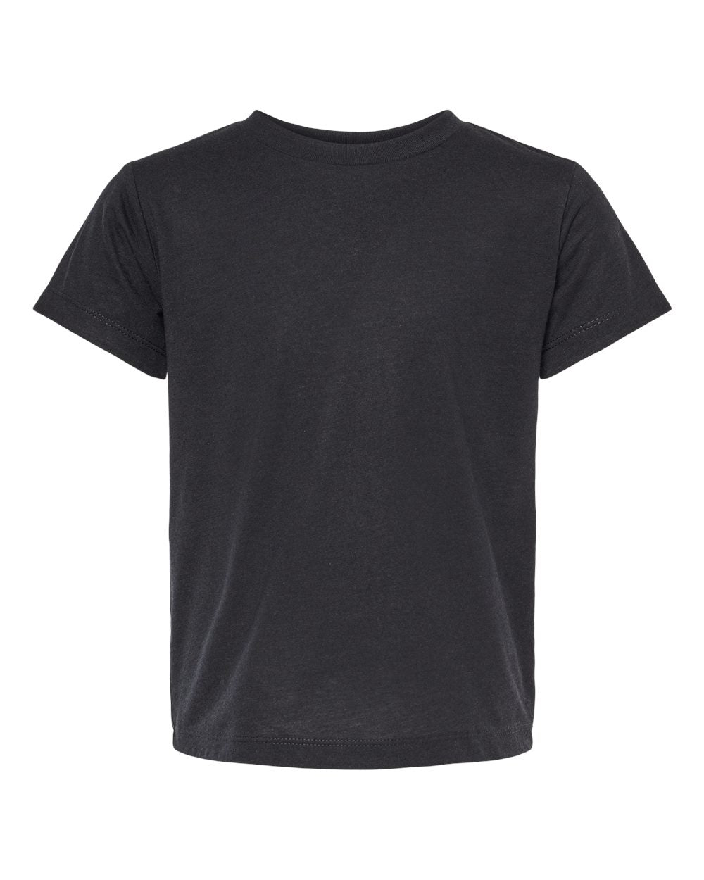 Solid Black Triblend front
