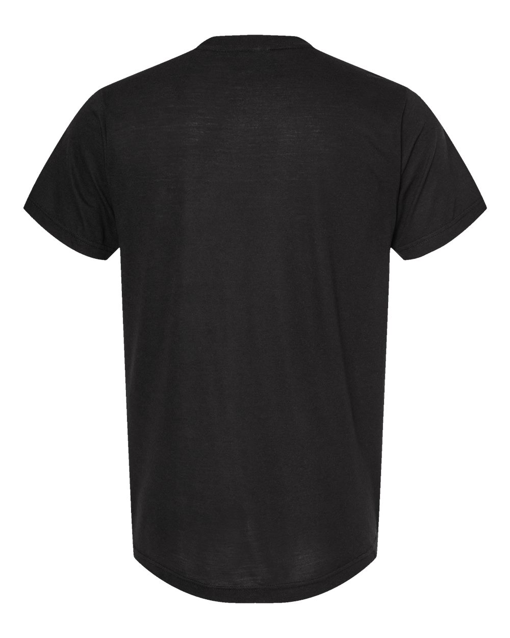 Solid Black Tri Blend back