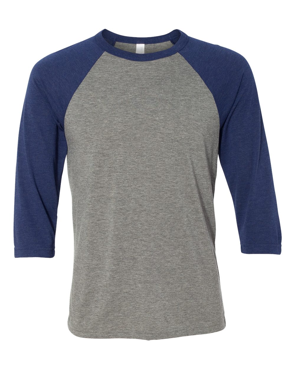 Grey/ Navy Triblend front