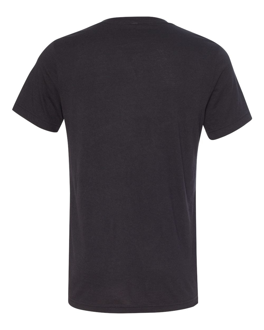 Solid Black Triblend back