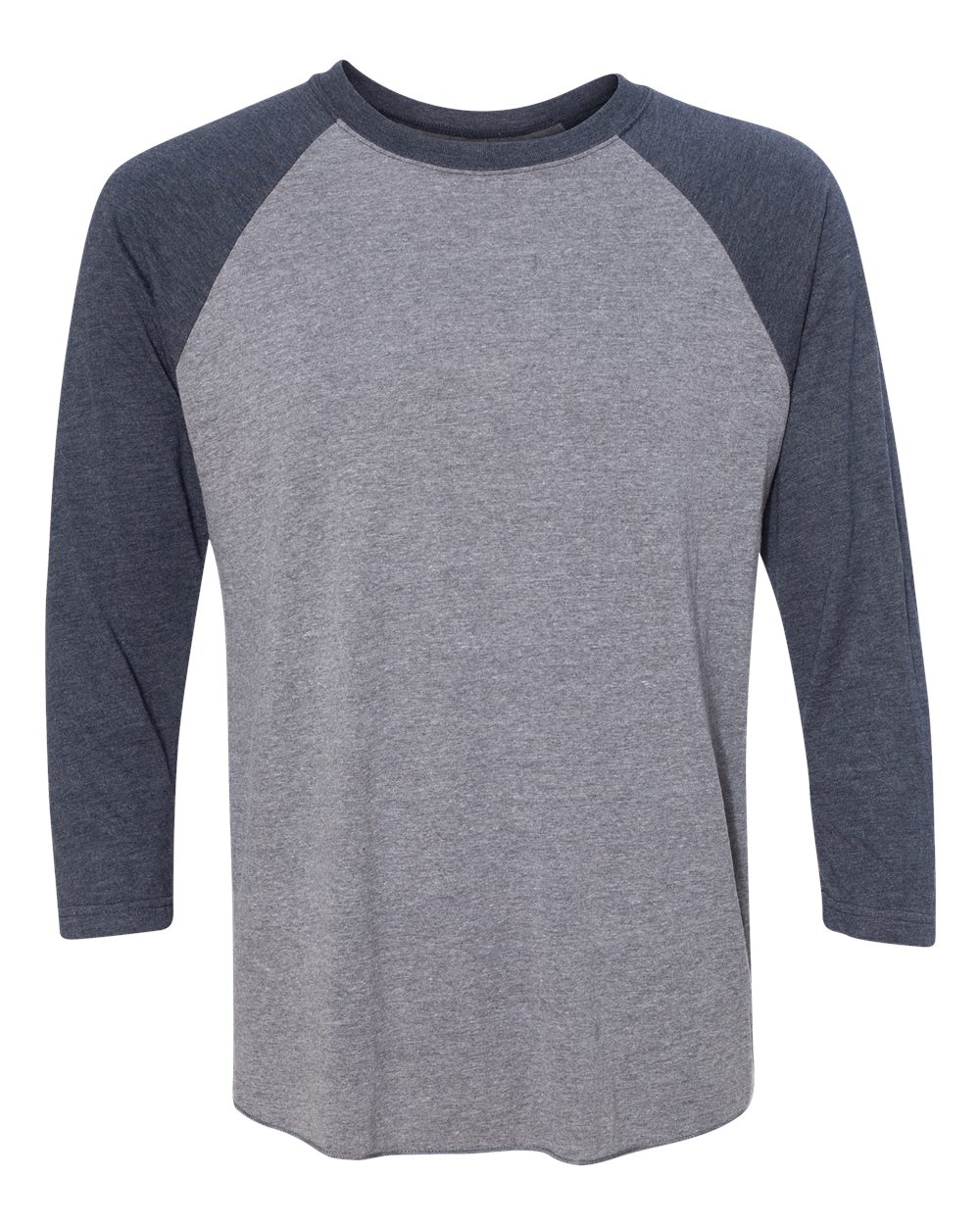 Vintage Navy Sleeves/ Premium Heather Body front