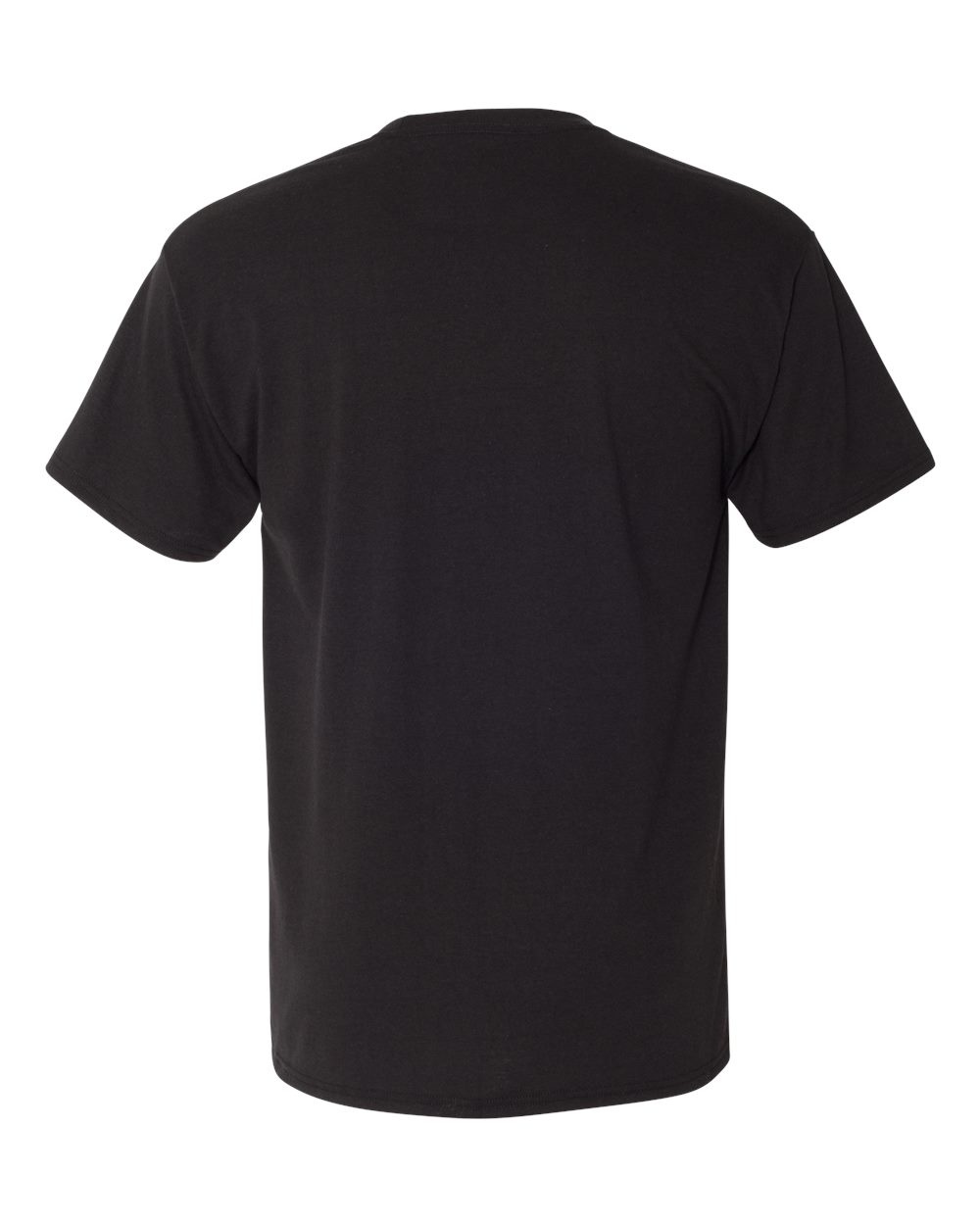 Solid Black Triblend back